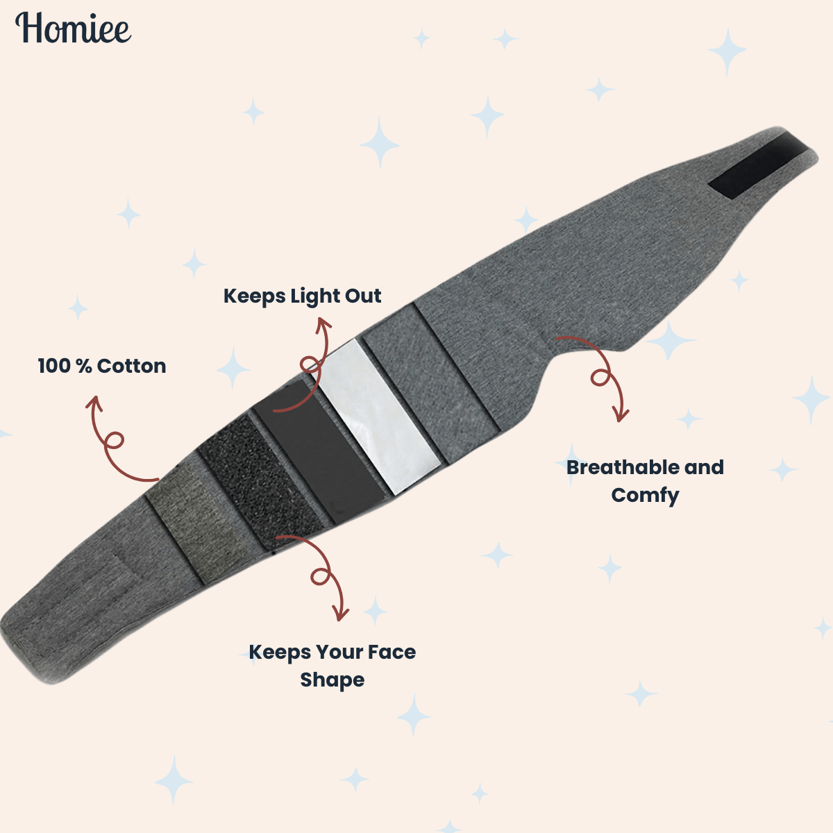 HomieeDream Sleep Mask - Homiee